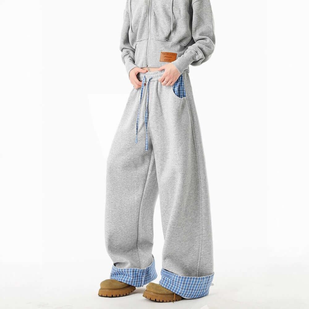 Loose Wide-Leg Sweatpants