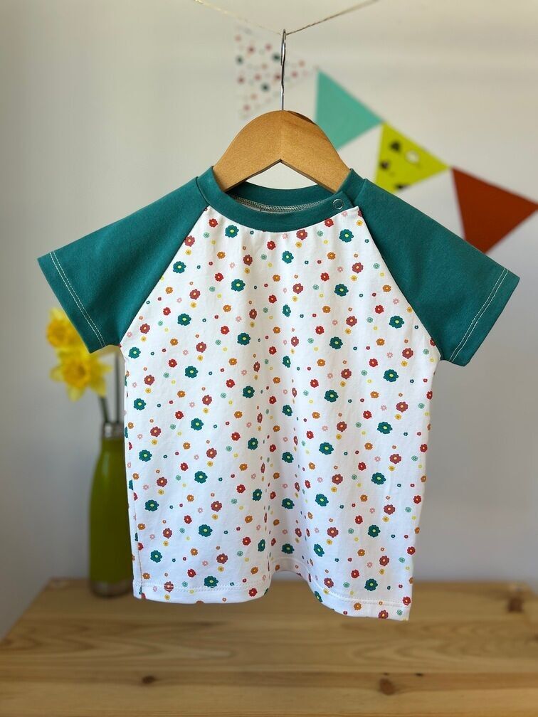 Short-sleeved "Millefleurs" T-shirt