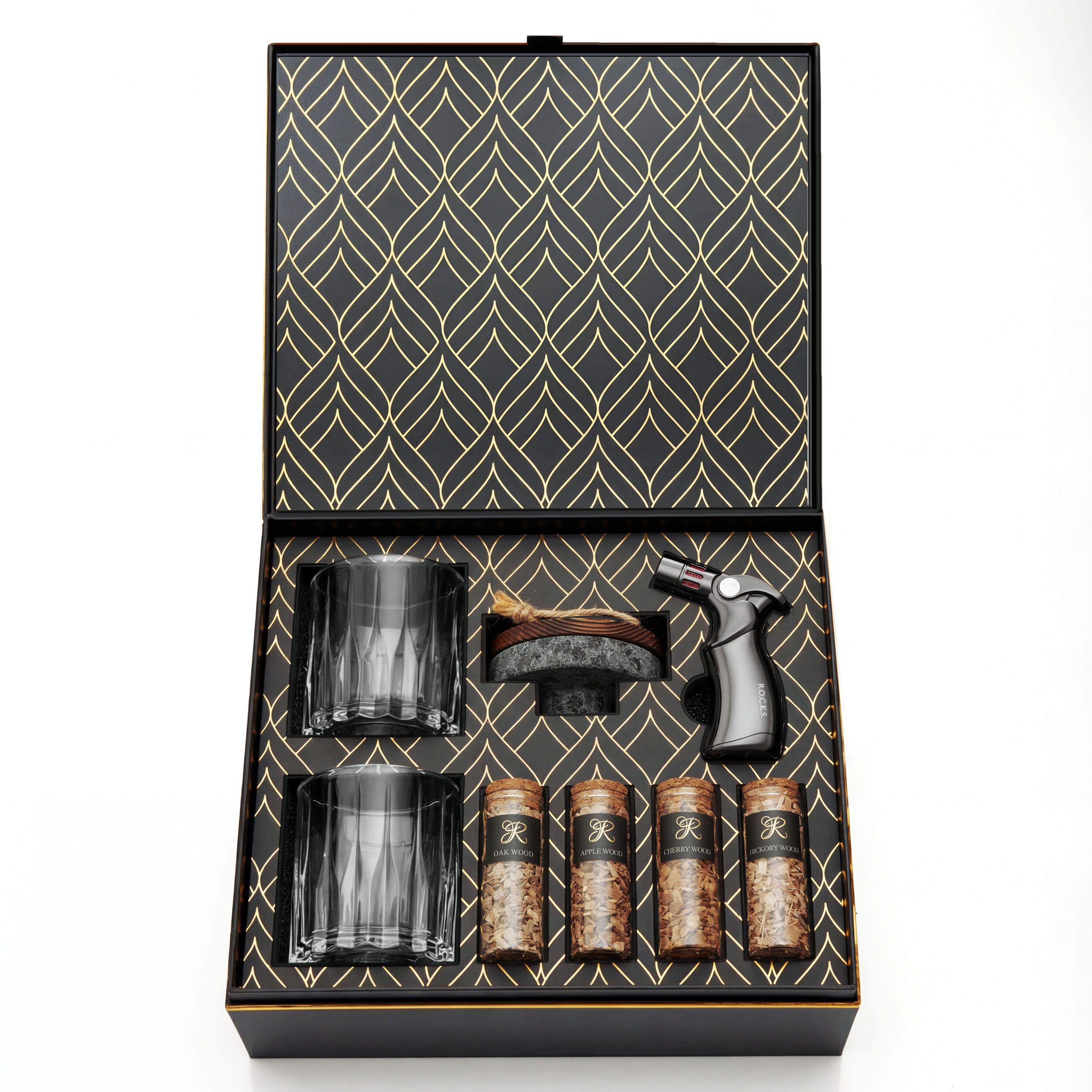 The Whiskey & Cocktail Smoker Kit Gift Set