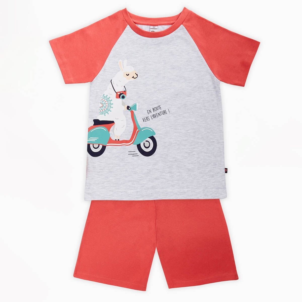 Pigiama da bambino 2 pezzi "Sulla strada per l'avventura" - DODO - Rif. BG.AMICO.PSH3