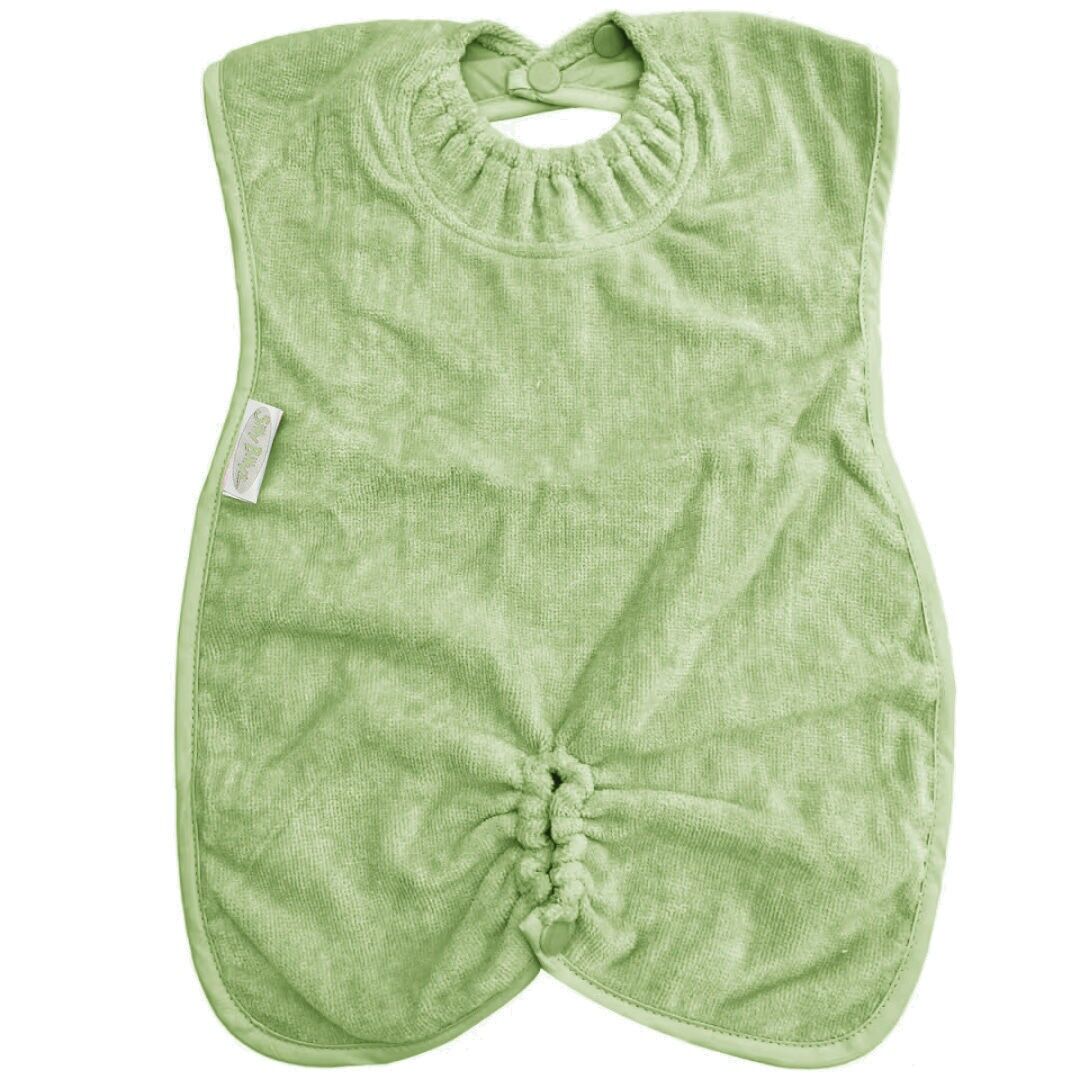 Sage towel high chair hugger bib