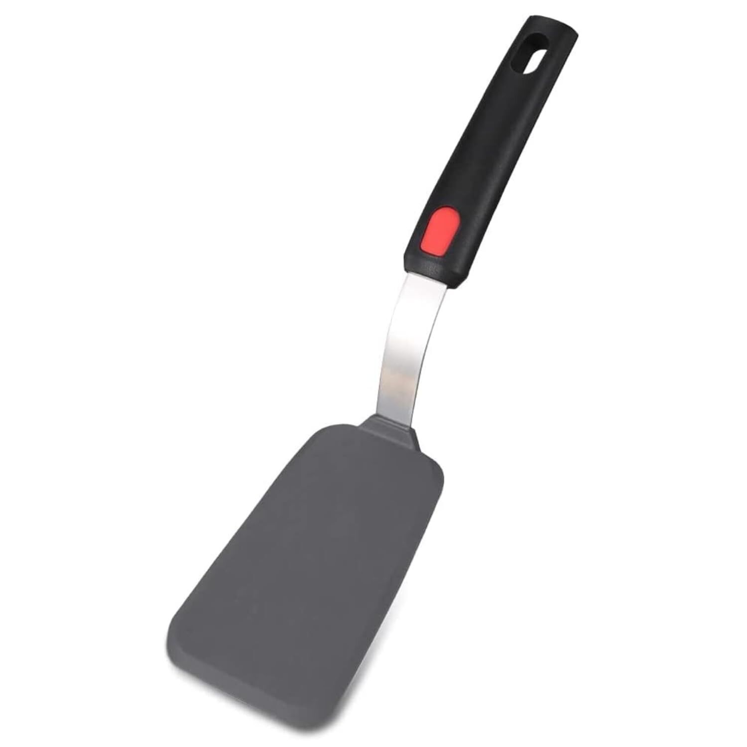 Kitchen Silicone Turner – Wide Pancake Spatula – Non-Scratch, Heat-Resistant Silicone – 28x7 CM (Pack of 1)