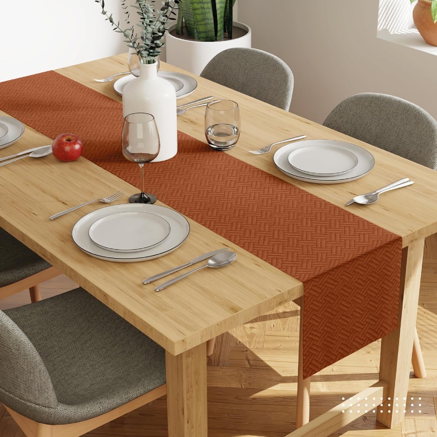 Tischläufer für Esszimmer – Gesteppter Samt – 32 x 150 cm – Großhandel