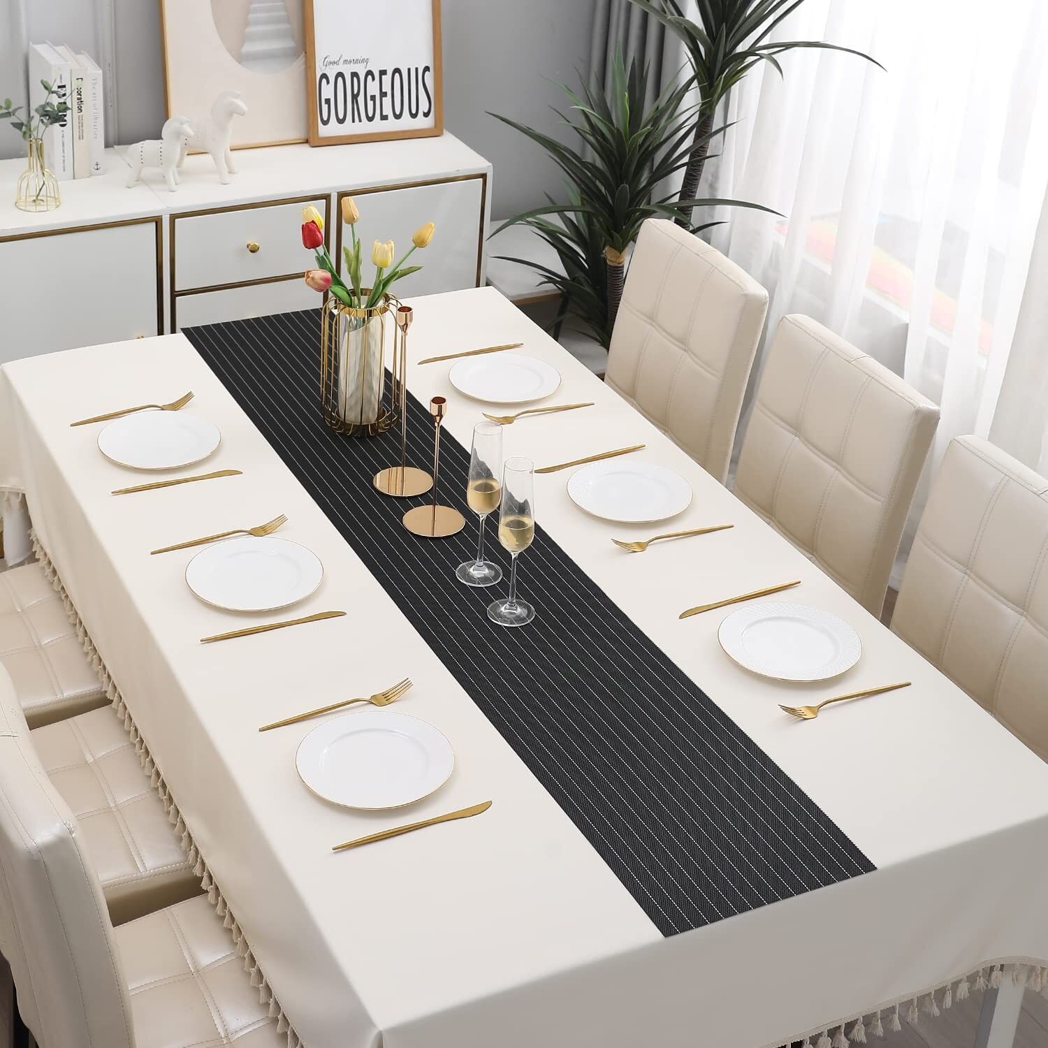 Tischläufer im Großhandel – Strapazierfähiges Polyestergemisch – 30 x 180 cm