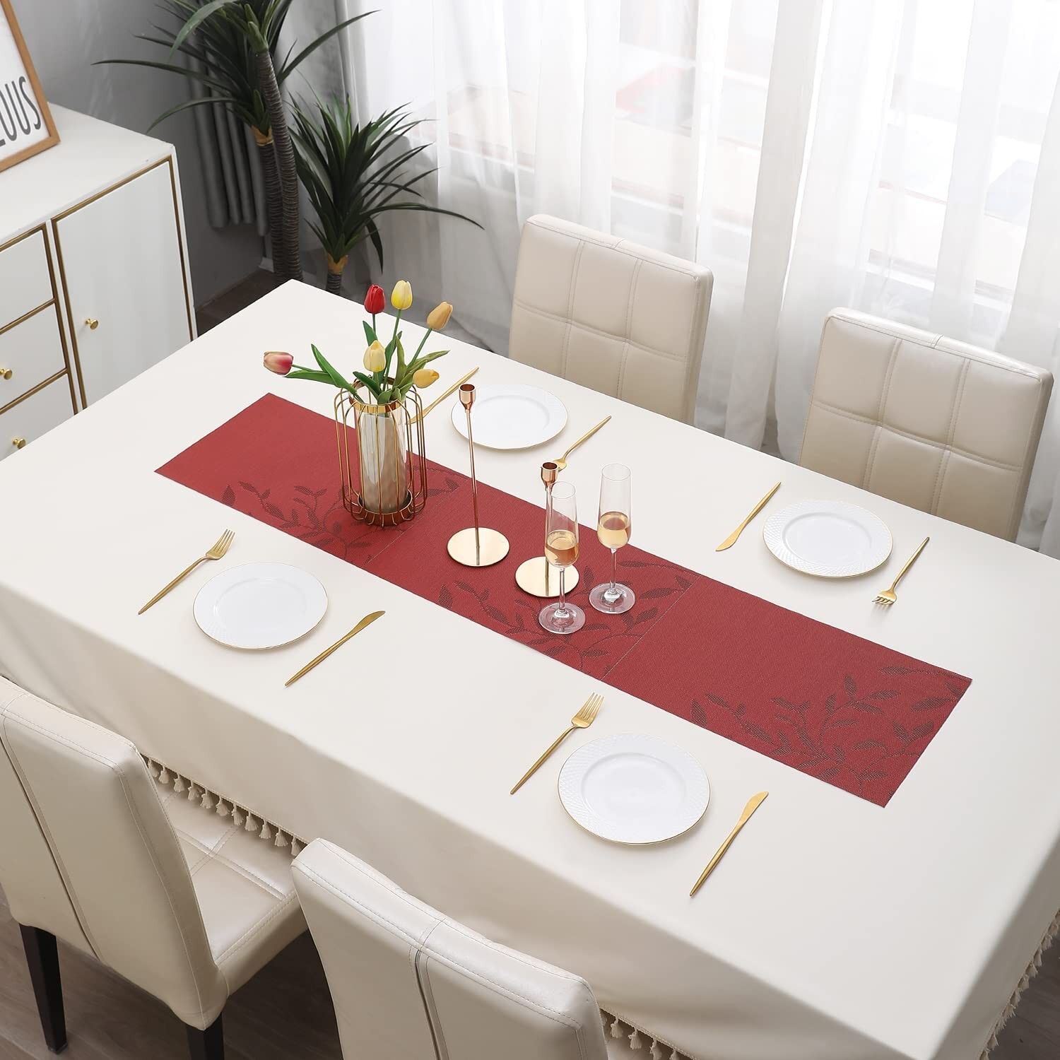 Tischläufer (Großhandel) – Polyestergemisch – 30 x 135 cm – Pflegeleicht