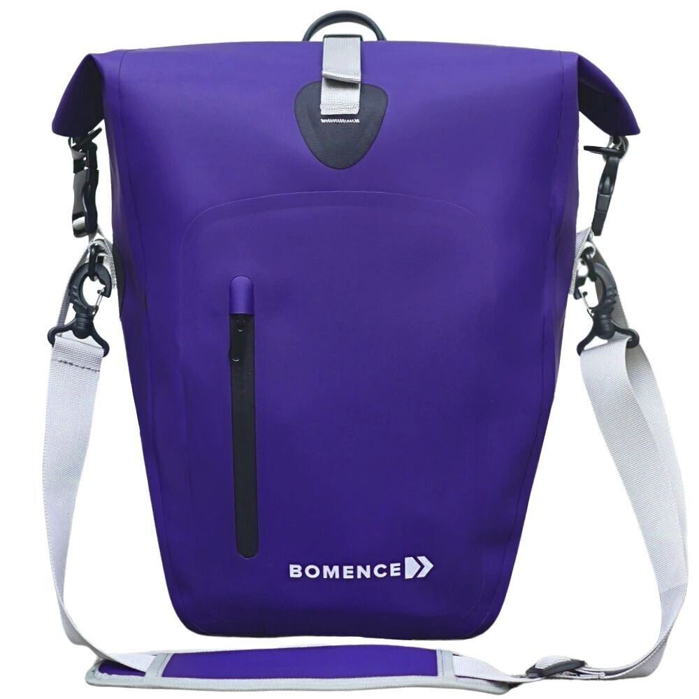 Fahrradtasche für Gepäckträger lila Bomence