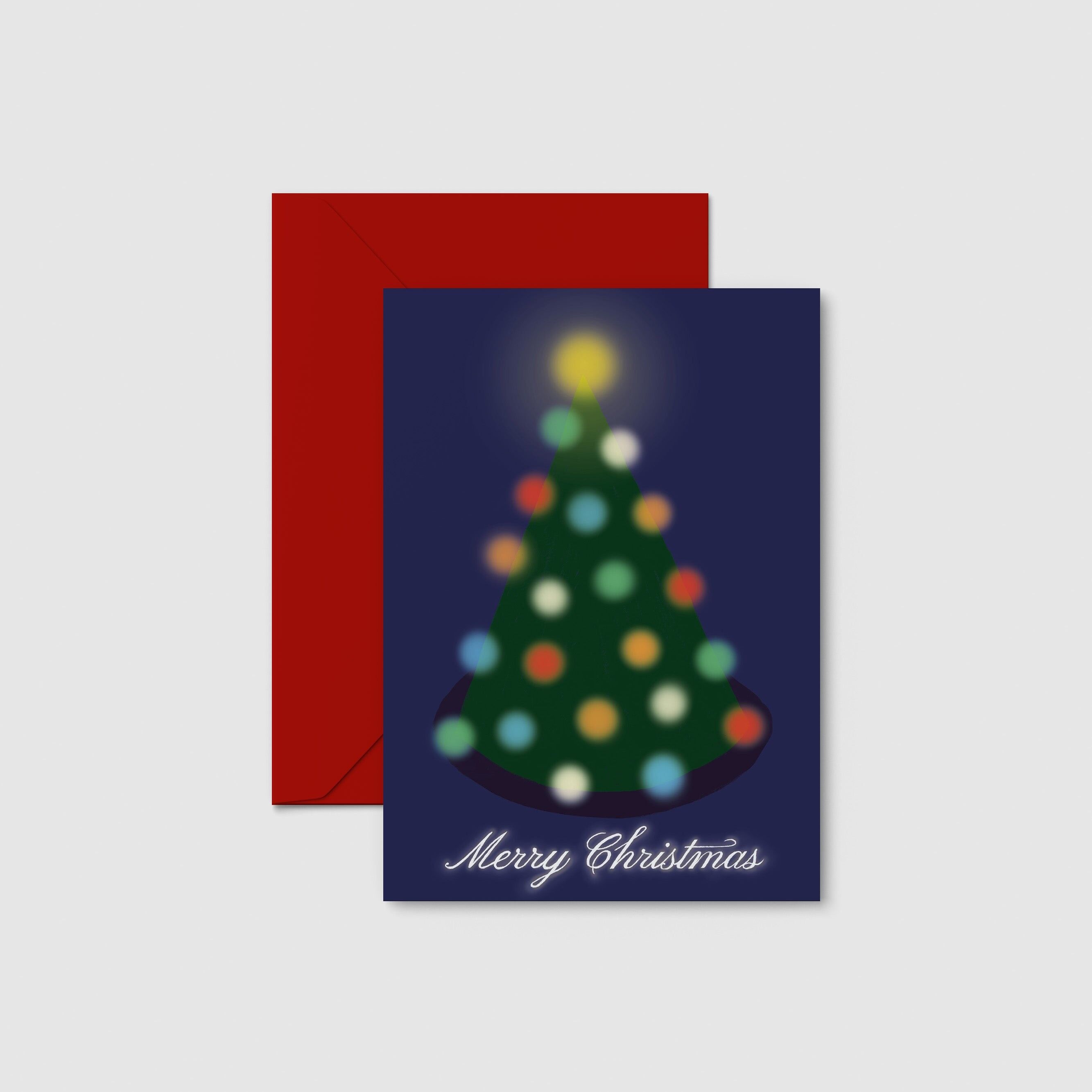 Postkarte „Weihnachtsbeleuchtung“
