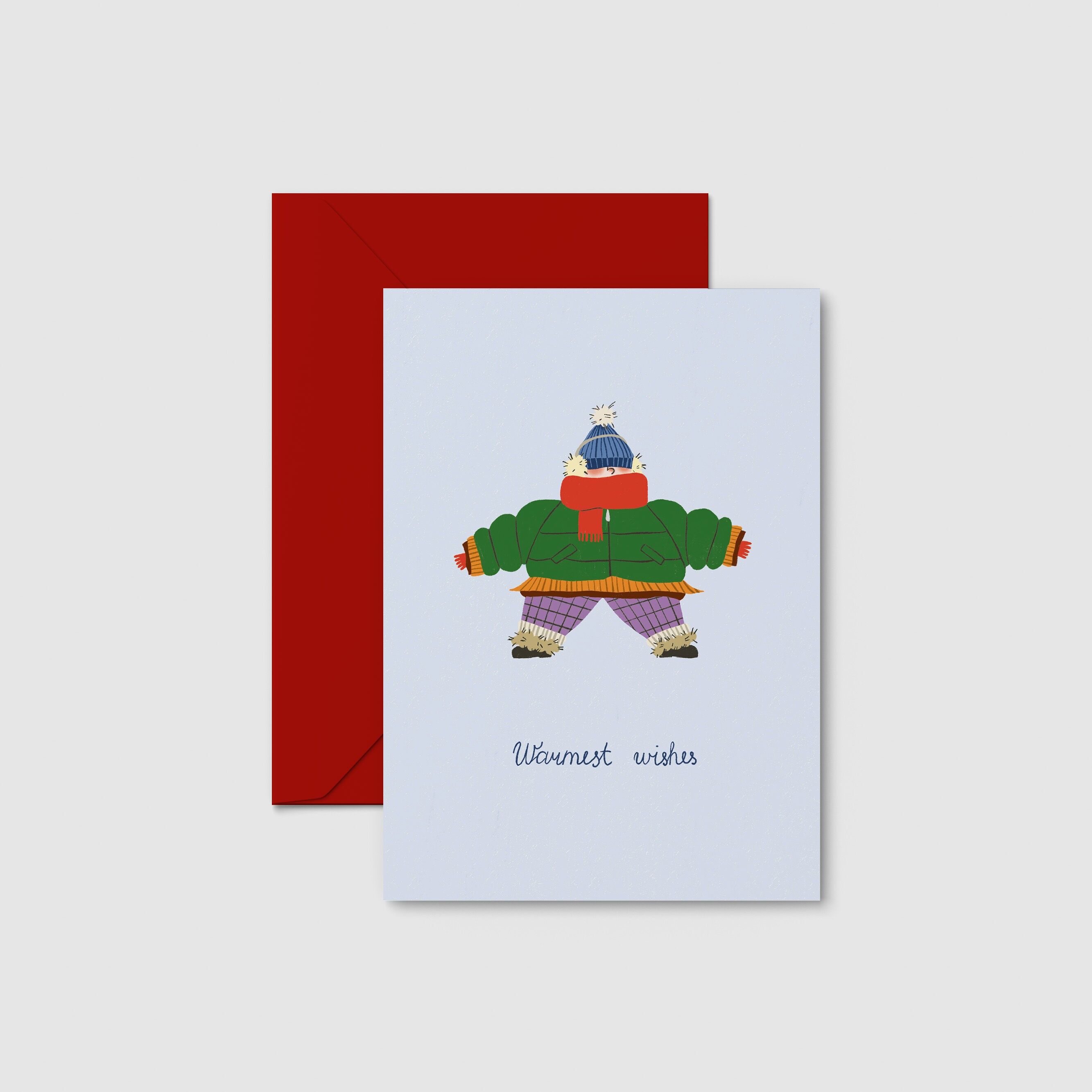 Postkarte „Herzlichste Grüße“