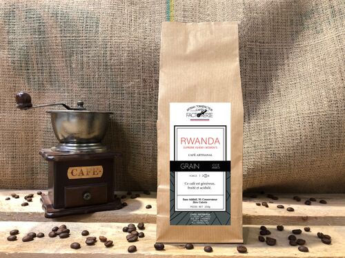 RWANDA SUPREM ISHEMA WOMENS CAFE GRAIN - 250g