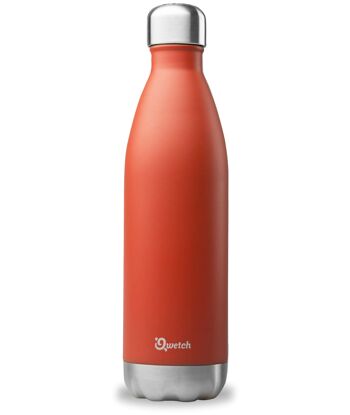 Bouteille isotherme 750 ml, rouge mat