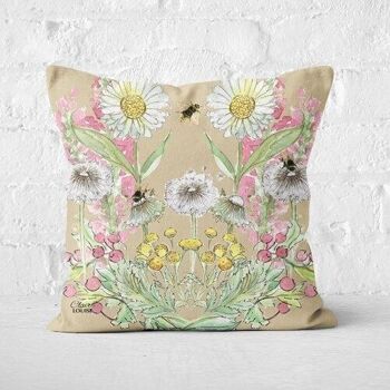 Coussin Abeille Biscuit