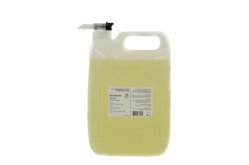 Gel douche  Vrac Thé Vert 5 litres 98,2% d'origine naturelle certifié Cosmos Natural par Ecocert 🇫🇷