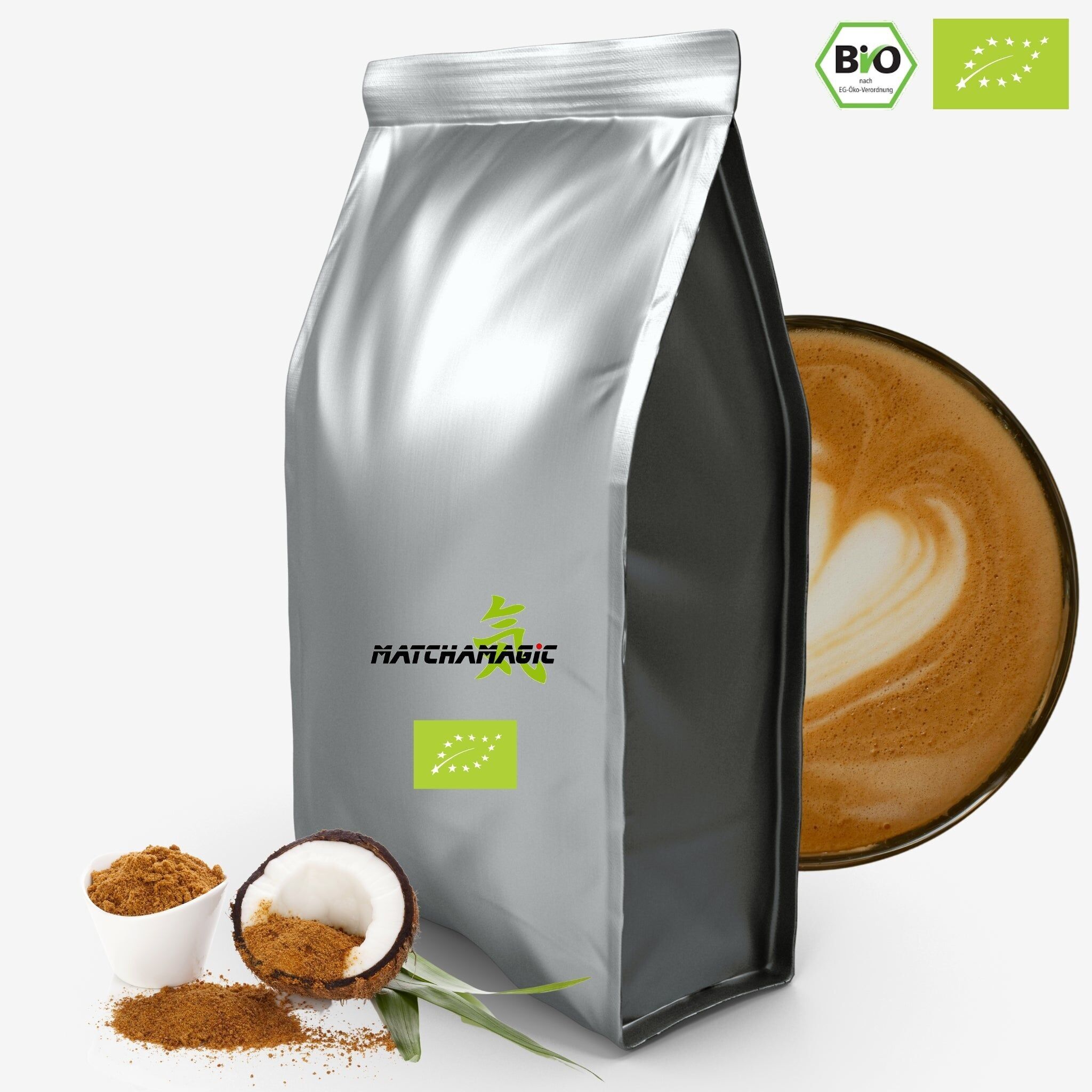 Organic Hojicha Latte Powder - Bulk (1kg)