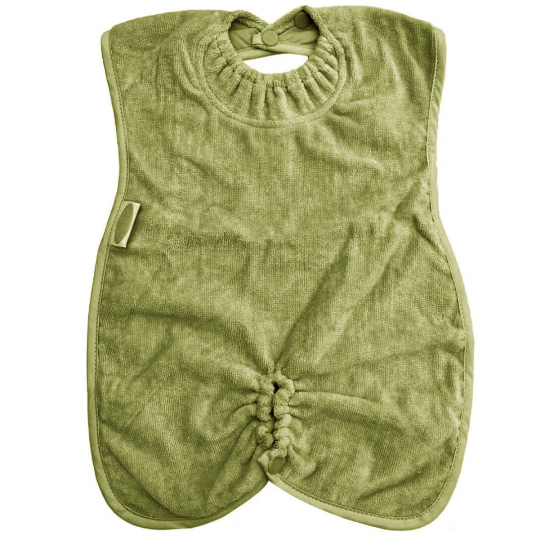 Olive towel high chair hugger