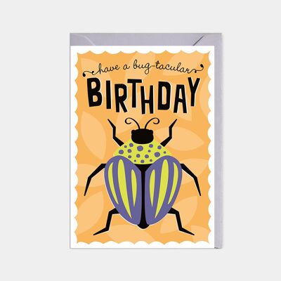 Birthday card - bug
