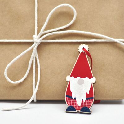 Wooden Christmas decoration - gnome