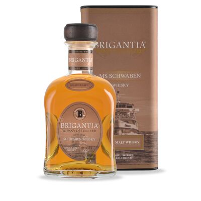 Brigantia® MS Schwaben Whisky avec boîte, whisky single malt, 700ml | 45% vol.