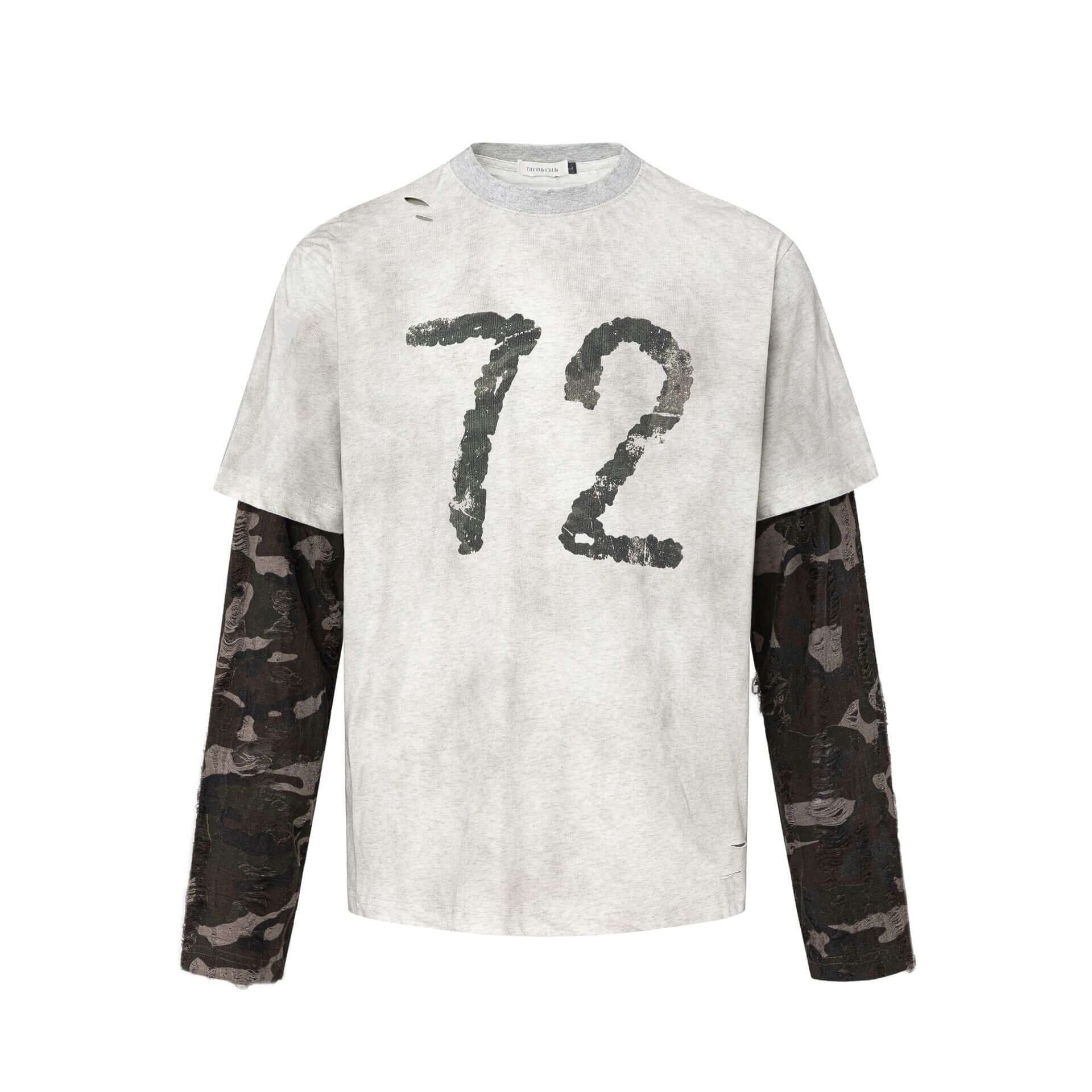 Letter Print Two-Piece Long Sleeve TShirt