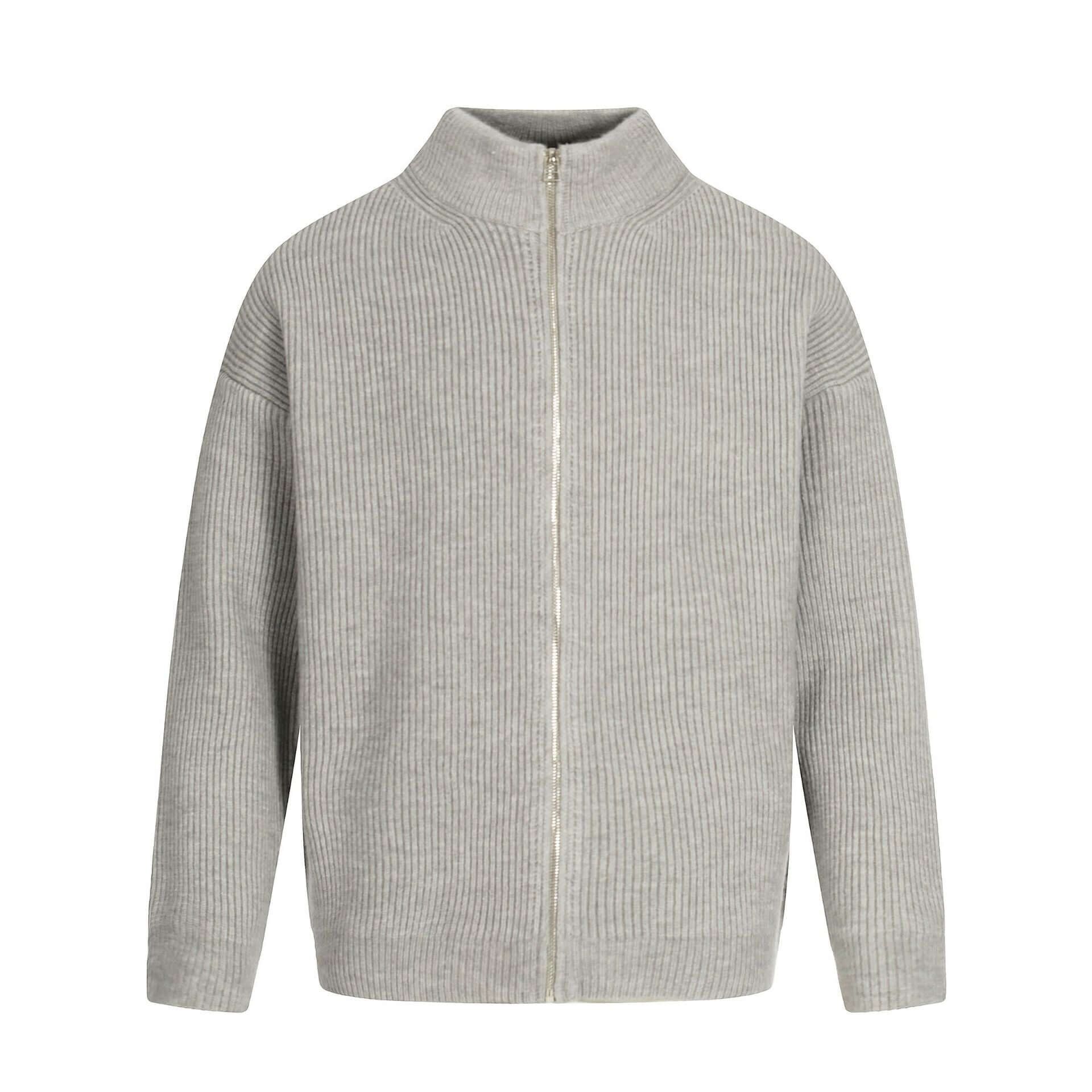 Retro Cardigan Sweater - Loose Fit