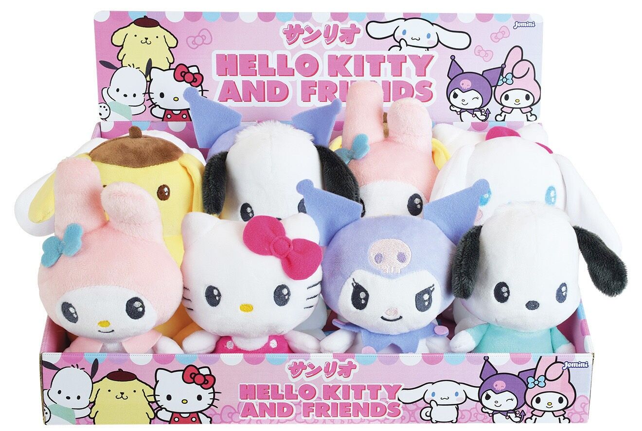 Hello Kitty & Friends peluches 15 cm - 6 asst.