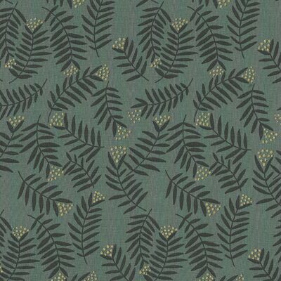 Rameaux viscose fabric - Smoke green