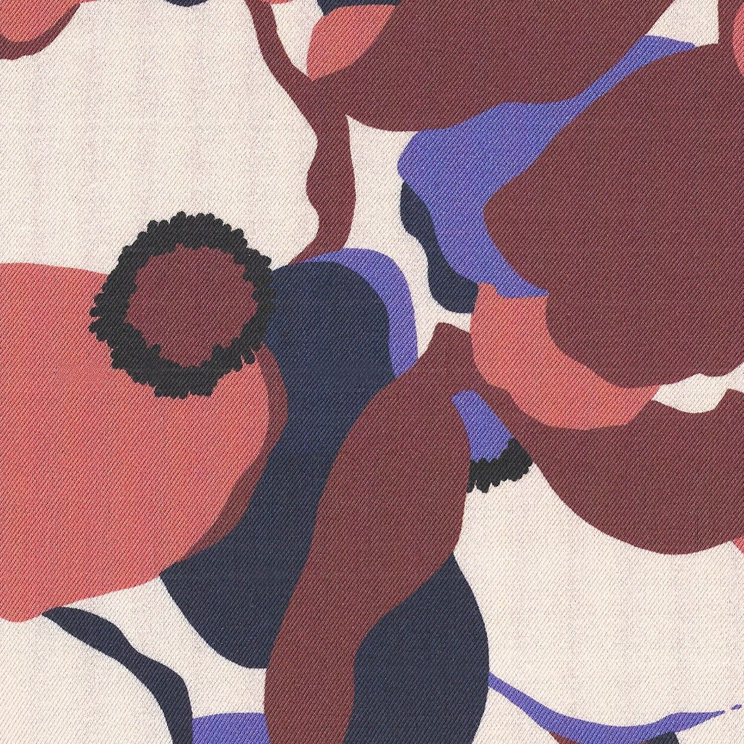 Tessuto twill di viscosa Magnolia - Iris