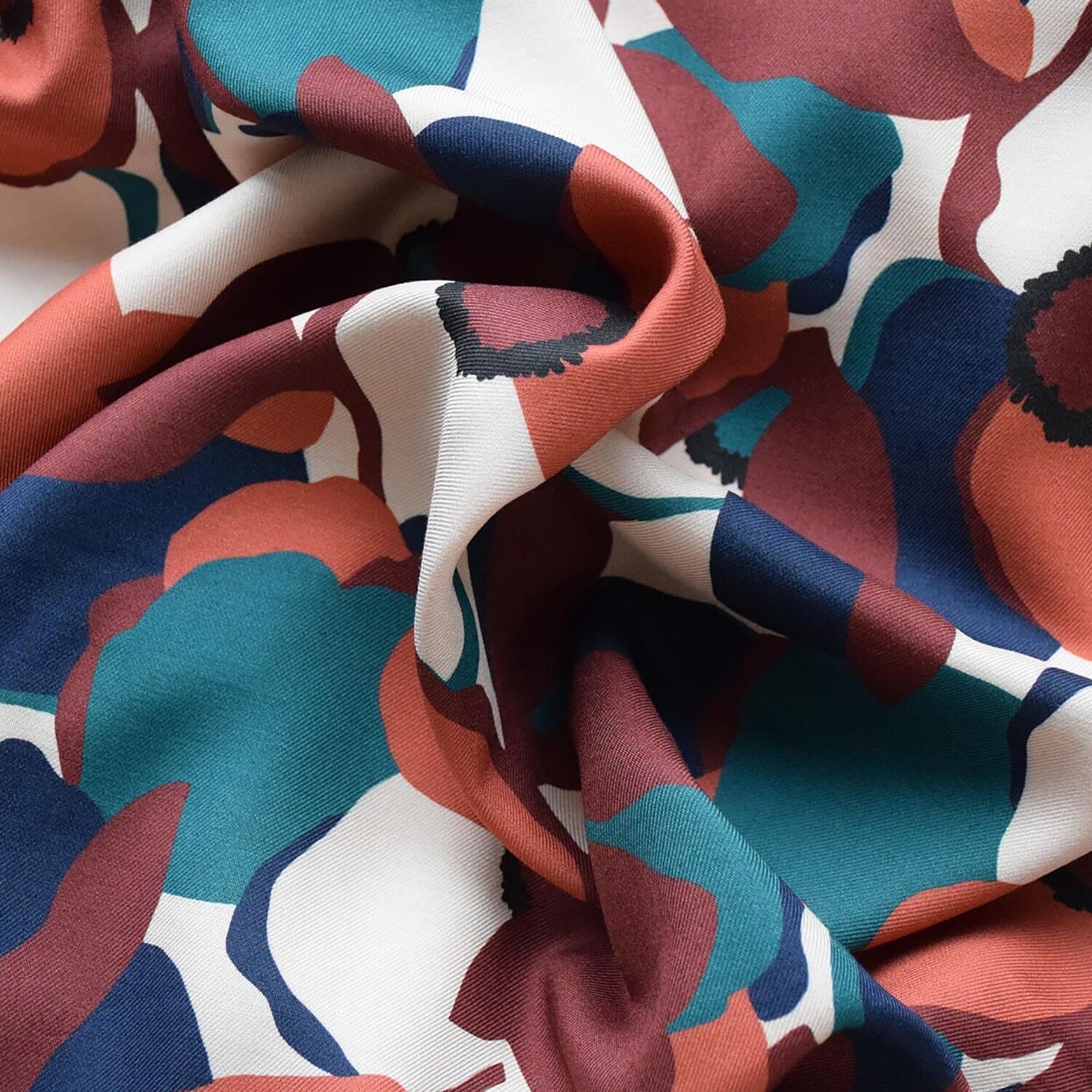 Tessuto twill di viscosa Magnolia - Larch