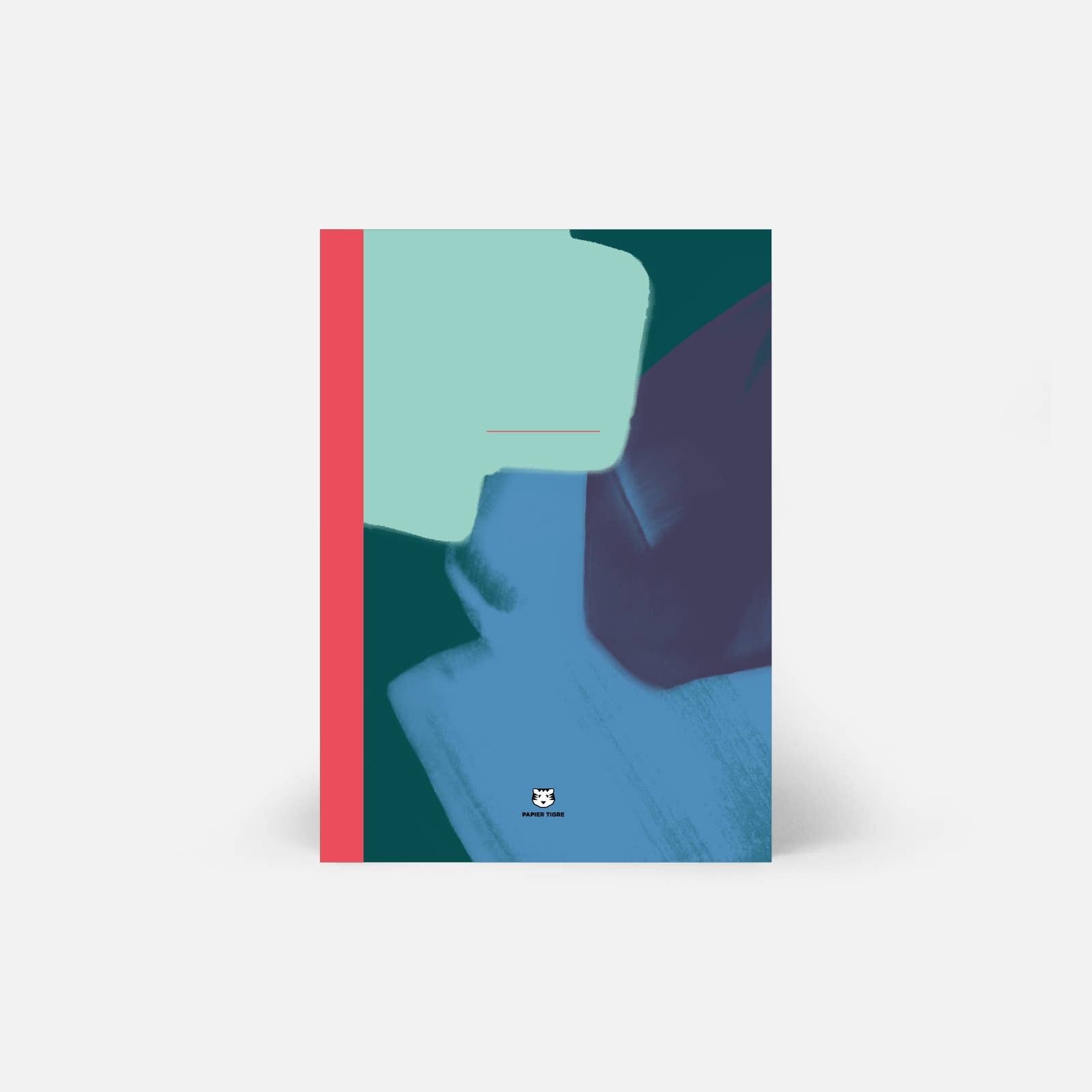 A5-Notizbuch, geheftet – Palettengrün