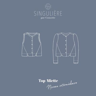 Sewing pattern - Top Miette