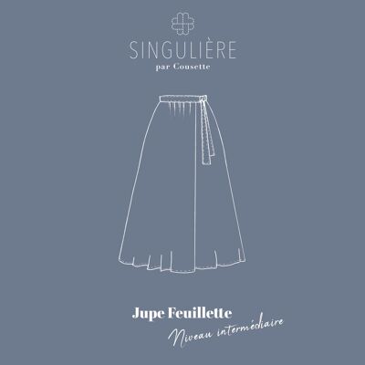 Sewing pattern - Feuillette skirt