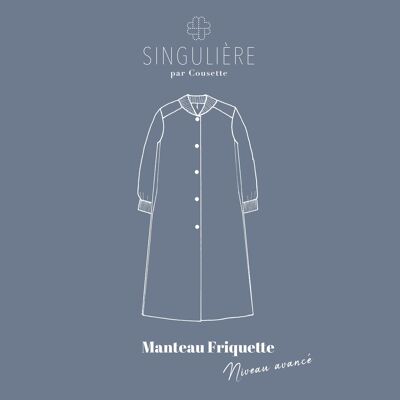 Patron couture - Manteau Frisquette