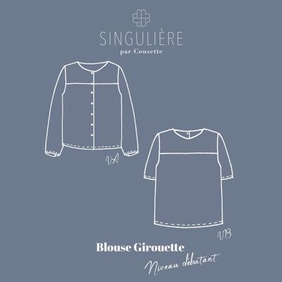 Schnittmuster - Bluse Girouette