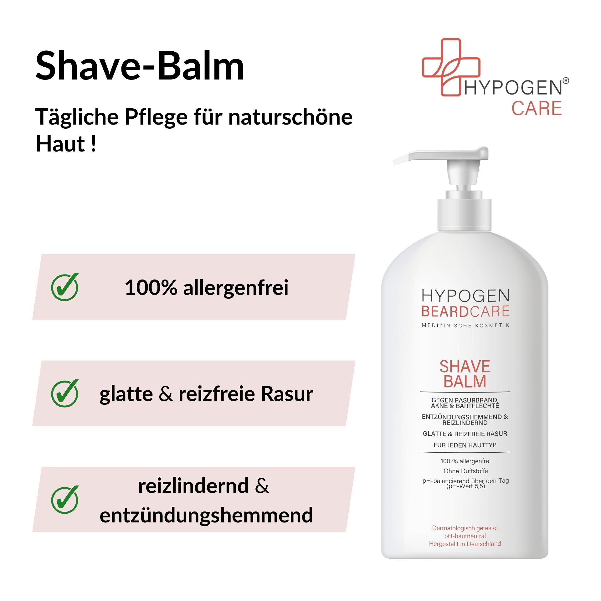 Shave balm - 100% allergen-free