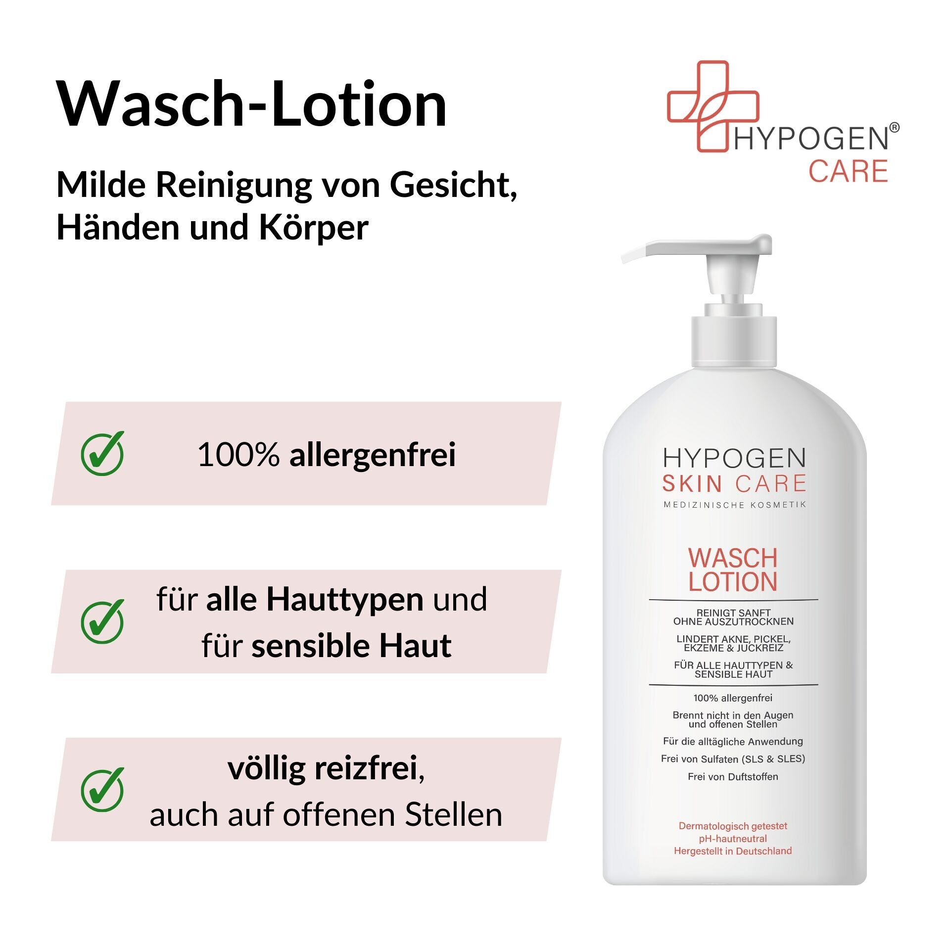 Wash lotion - 100% allergen-free