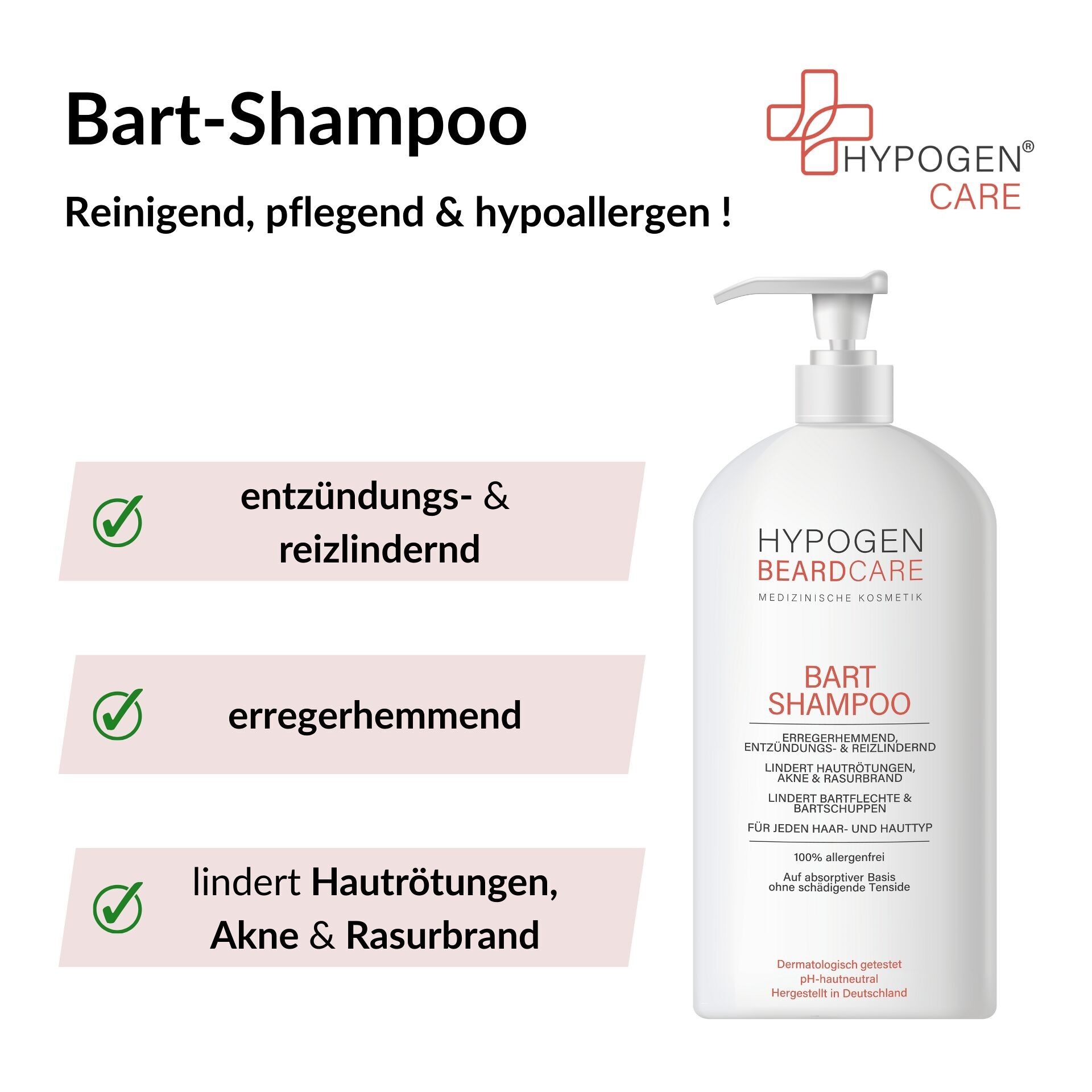 Beard Shampoo - 100% allergen-free