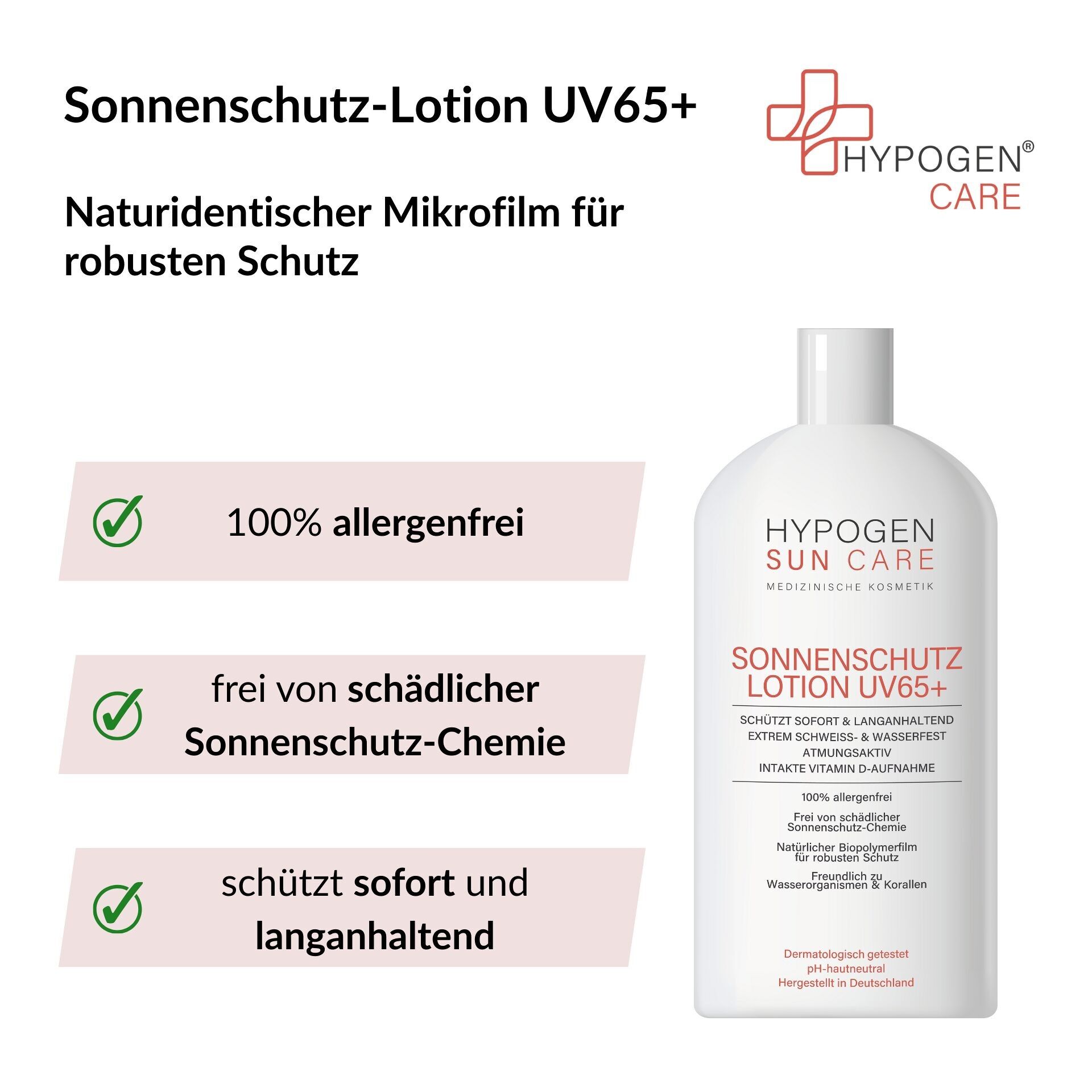 Sunscreen Lotion UV65+ - 100% allergen-free