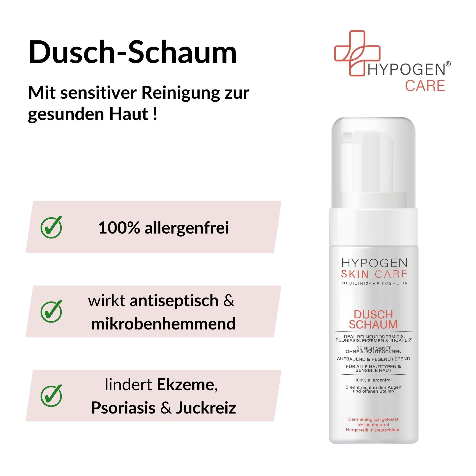 Shower foam - 100% allergen-free