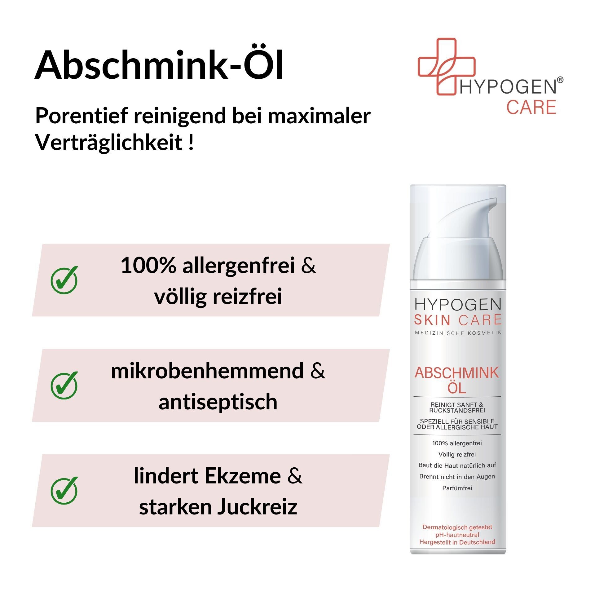 Makeup remover oil - 100% allergen-free