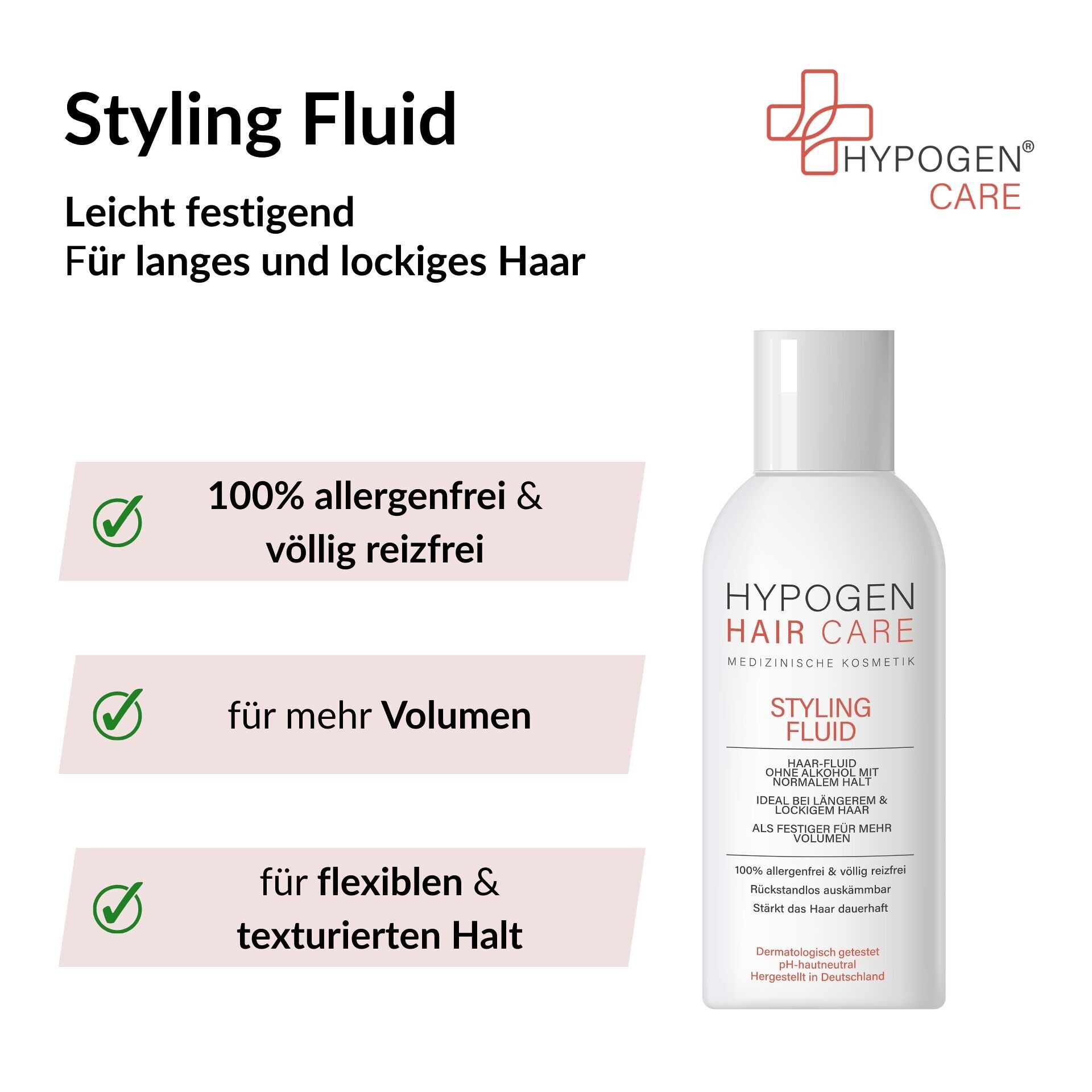 Styling Fluid - 100% allergen-free