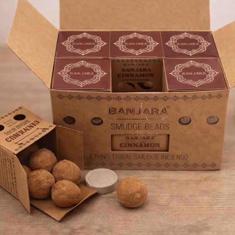 Canela - Caja 12 packs Bomba de incienso Banjara