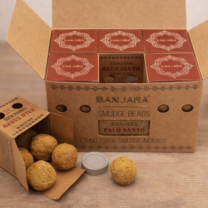 Palo Santo - Caja 12 packs Bomba de incienso Banjara