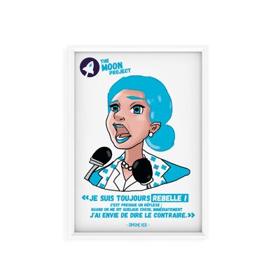 Poster A2 Simone Veil (französische Version)