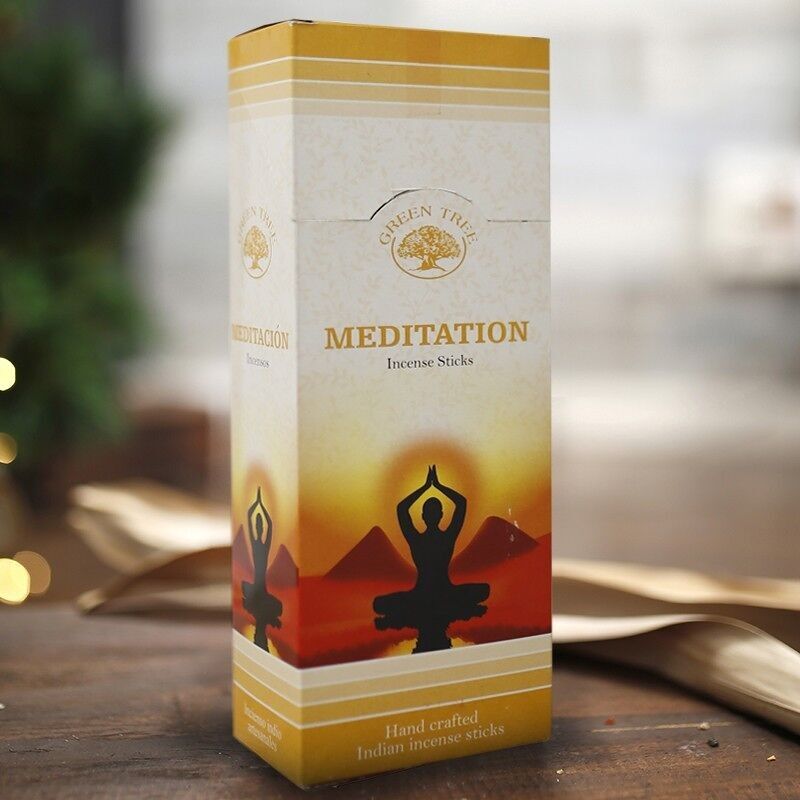 Meditación - 6 packs Incienso Green Tree