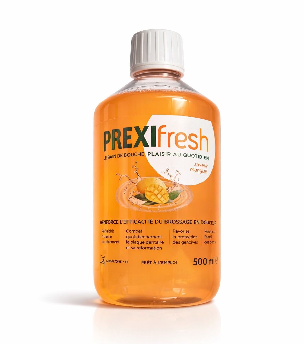 PREXIfresh mango taste oral care Mouthwash 500ML
