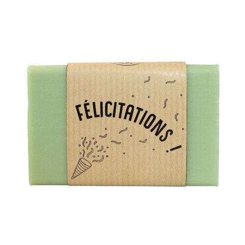 Savon végétal "Félicitations" - Petite attention parfumée