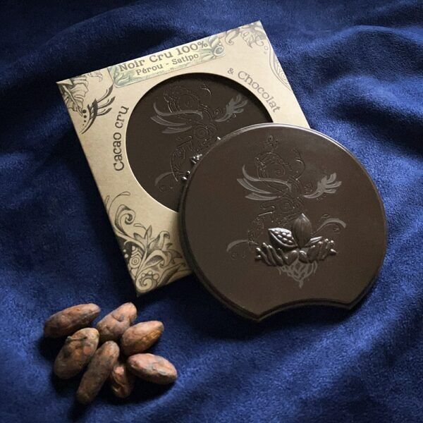 Raw Cacao Tablet (100% Dark) – Peru – Organic