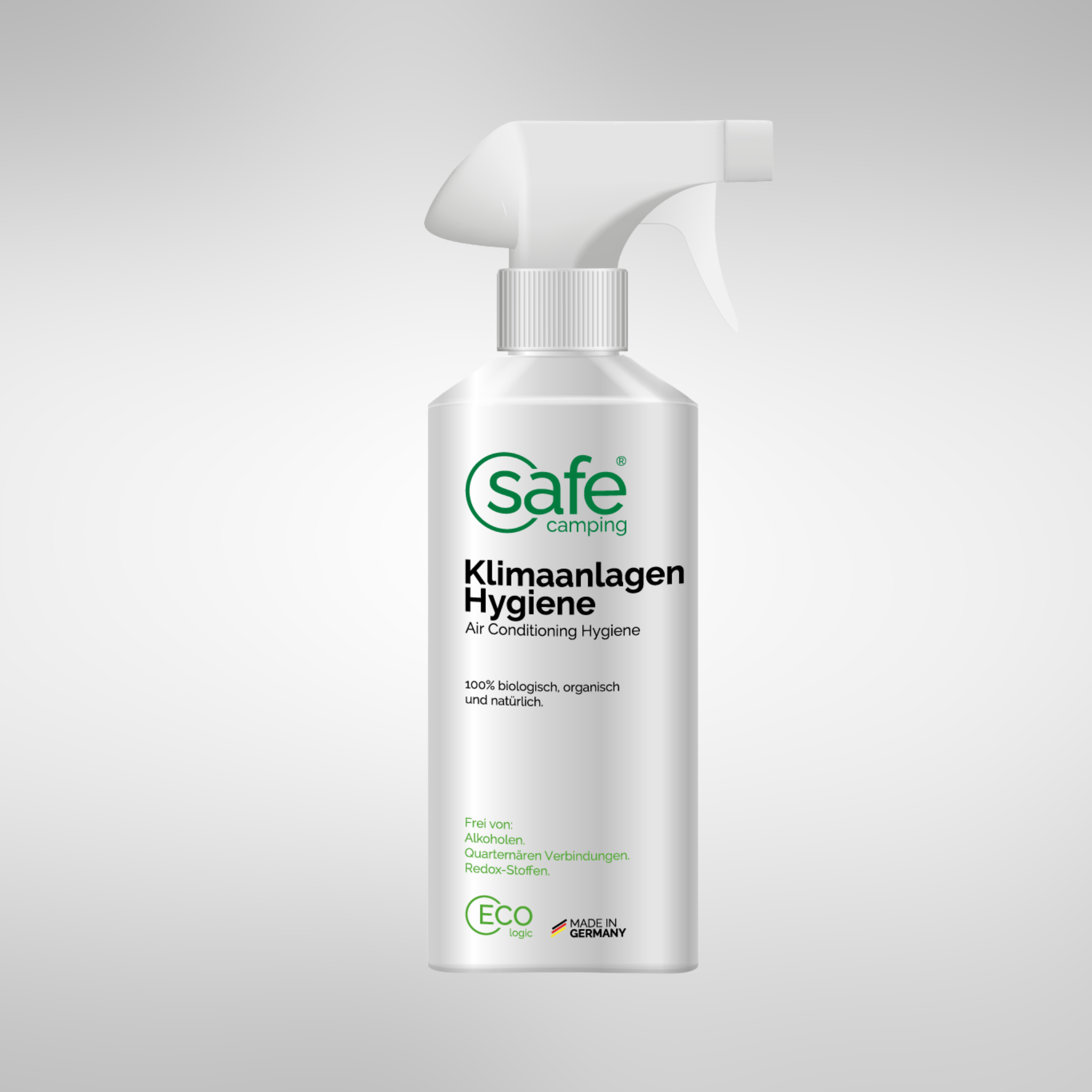 Klimaanlagen-Hygiene │ 100% biologisch, organisch und natürlich │ Speziell für die Klimaanlagen-Hygiene entwickelt: Viren, Bakterien und Pilze werden verlässlich gehemmt