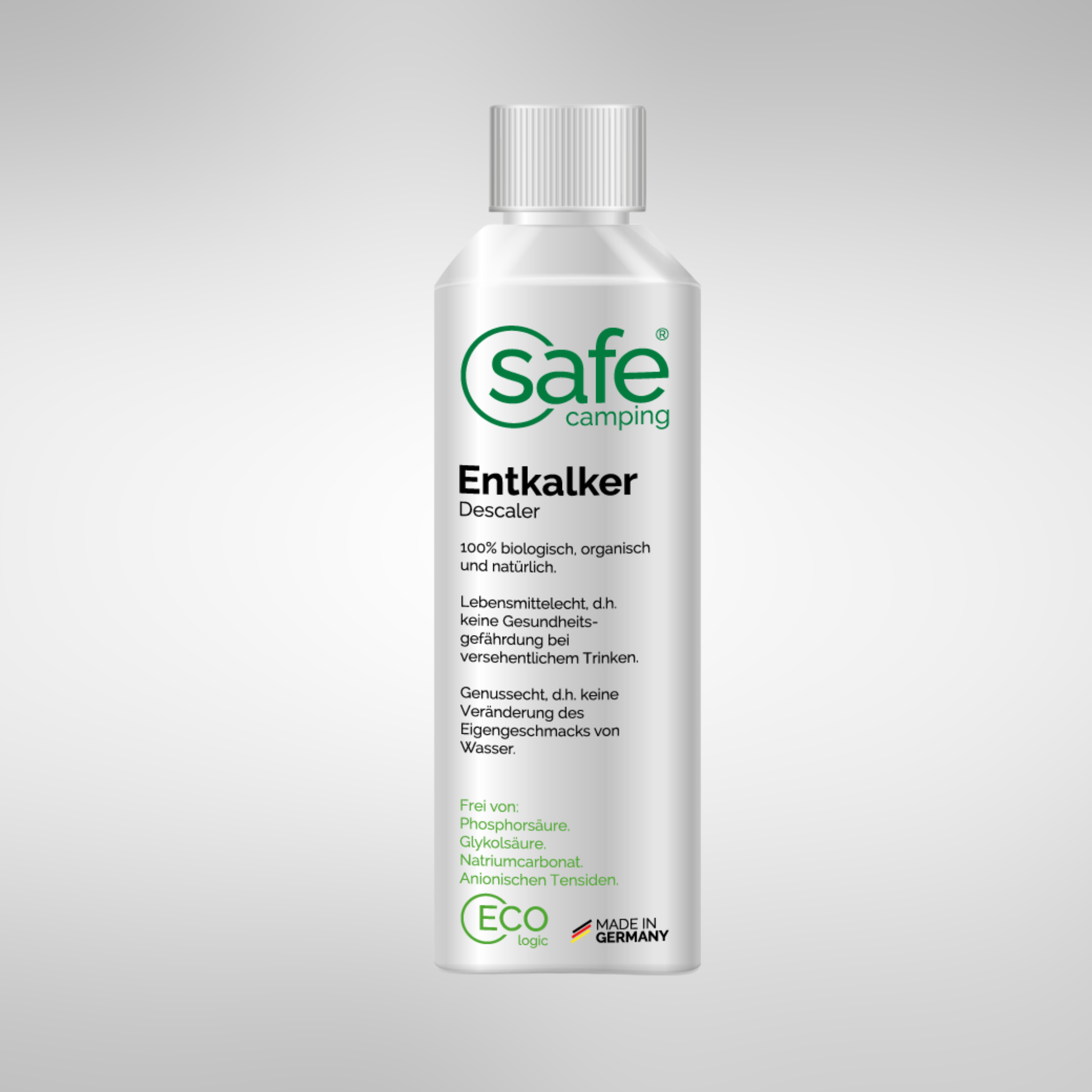 Entkalker │ 100% biologisch, organisch und natürlich │ Lebensmittelechte Entkalkung von Frischwasser-Systemen und Haushaltsgeräten