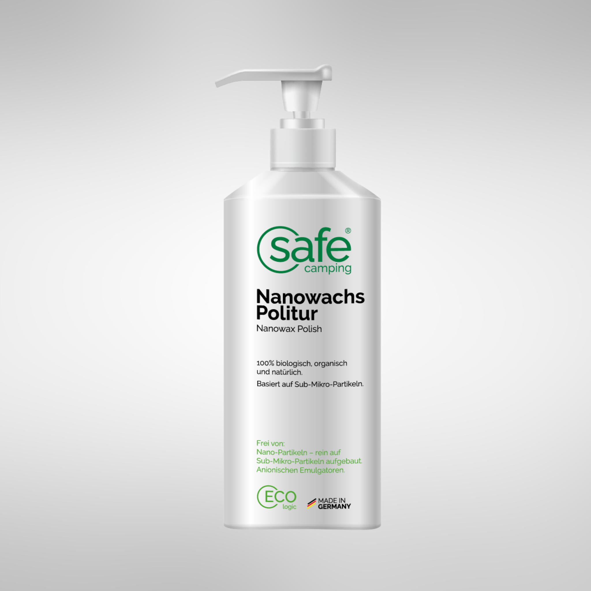 Lucidante Nanowax │ 100% biologico, organico e naturale │ Sigillante per superfici con effetto loto e brillante finitura lucida