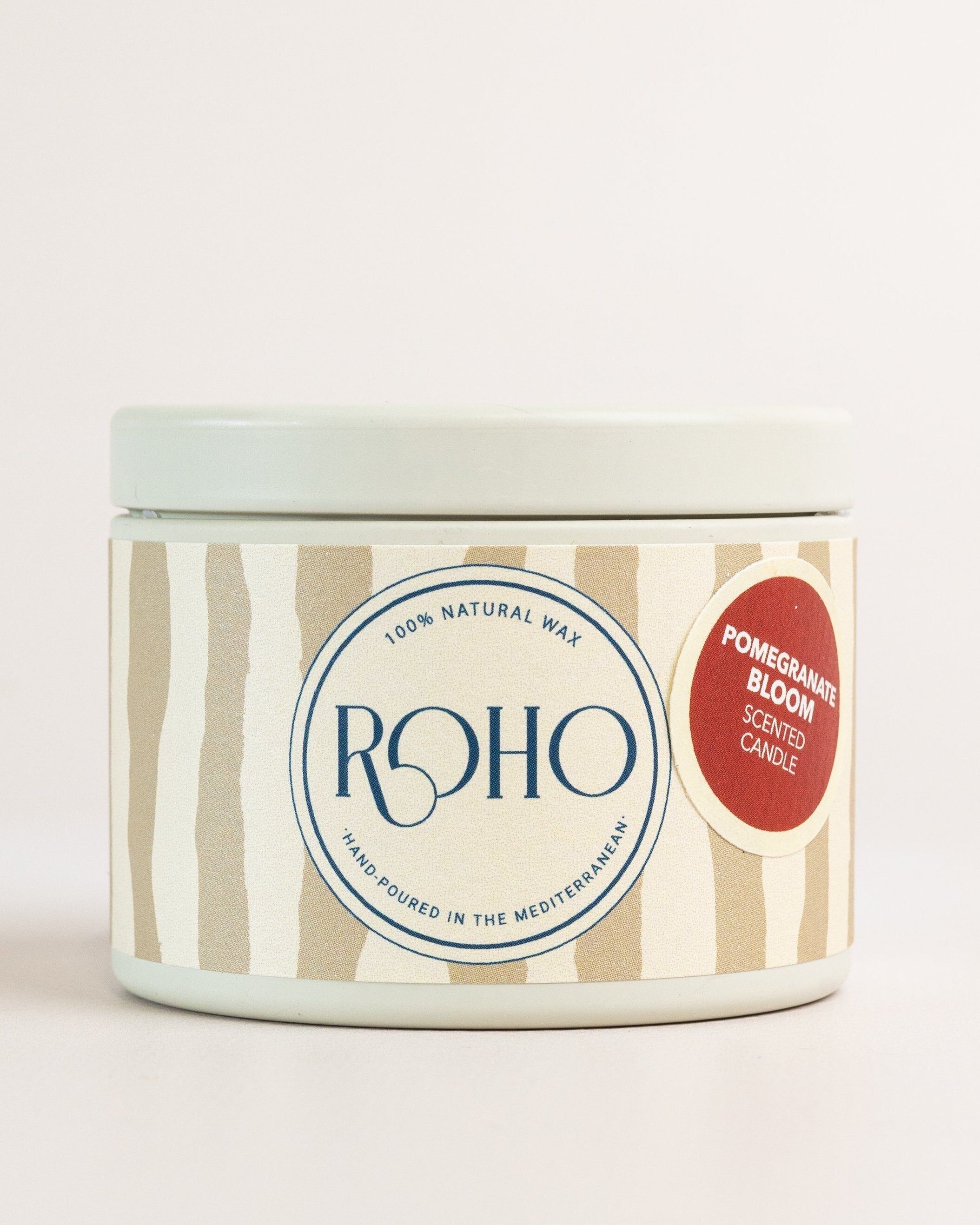 Pomegranate Bloom I Lattina 90gr I Candela profumata I Cera 100% naturale I Colata a mano a Maiorca